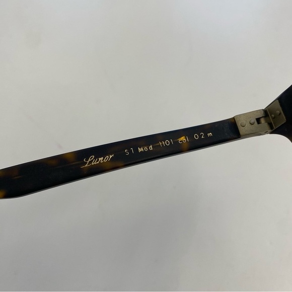 Lunor || S1 1101 Sunglasses Matte Dark Havana Tortoise Polarized Made in Germany main image 8
